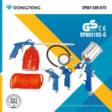 Rongpeng R8031k5-G 5PCS Kit d&#39;outils à air Kits de pulvérisateur